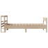 Estructura de cama sin colchón madera maciza de pino 90x190