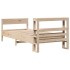 Estructura de cama sin colchón madera maciza de pino 90x190