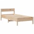 Estructura de cama sin colchón madera maciza de pino 90x190