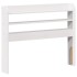 Estructura de cama con cabecero sin colchón blanco 100x200