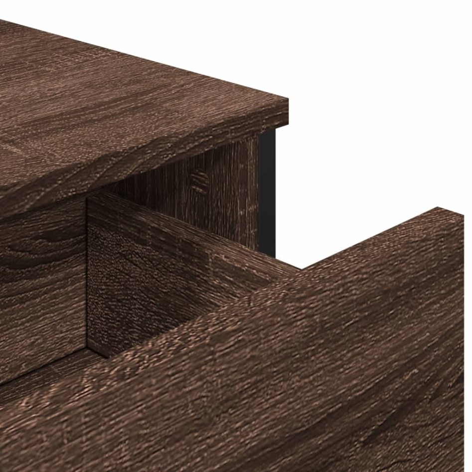 Aparador madera de ingeniería marrón roble 97x32,5x74,5