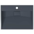 Lavabo de fundición de mineral/mármol antracita 50x38x13