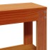 Estructura de cama sin colchón madera maciza marrón 75x190
