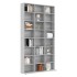 Estante de CD madera contrachapada gris Sonoma 102x23x177,5