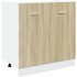 Set de muebles de cocina 4 pzas madera ingeniería roble