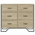 Cajonera de madera de ingeniería roble Sonoma 91x35,5x74,5