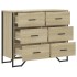 Cajonera de madera de ingeniería roble Sonoma 91x35,5x74,5