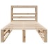 Estructura de cama sin colchón madera maciza de pino 90x200
