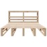 Estructura de cama sin colchón madera de pino maciza 120x200