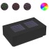 Mesa de centro con LED Infinity negra 116x69x40