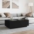 Mesa de centro con LED Infinity negra 116x69x40