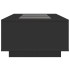 Mesa de centro con LED Infinity negra 116x69x40