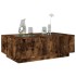 Mesa de centro con Infinity LED roble ahumado 116x69x40