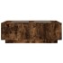 Mesa de centro con Infinity LED roble ahumado 116x69x40