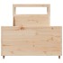 Estructura de cama sin colchón madera maciza de pino 100x200