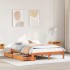 Estructura cama con cajones madera pino marrón cera 140x200
