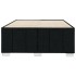 Estructura de cama sin colchón tela negro 120x190