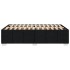 Estructura de cama sin colchón tela negro 120x190