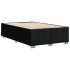Estructura de cama sin colchón tela negro 120x190