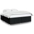 Cama sin colchón tela negro 200x200