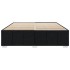 Cama sin colchón tela negro 200x200