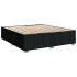 Cama box spring con colchón tela negro 180x200