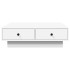 Mesa de centro madera contrachapada blanco 90x90x28