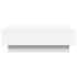Mesa de centro madera contrachapada blanco 90x90x28