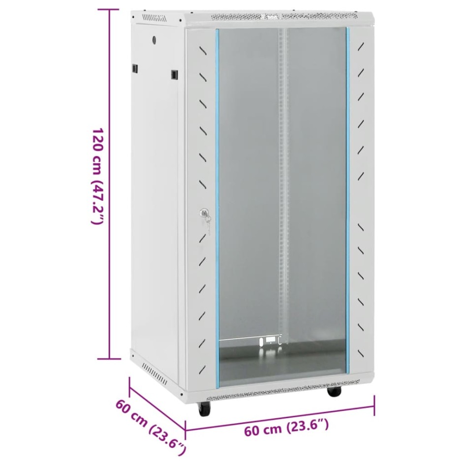 Rack de servidores 22U 19 IP20 gris 60x60x120