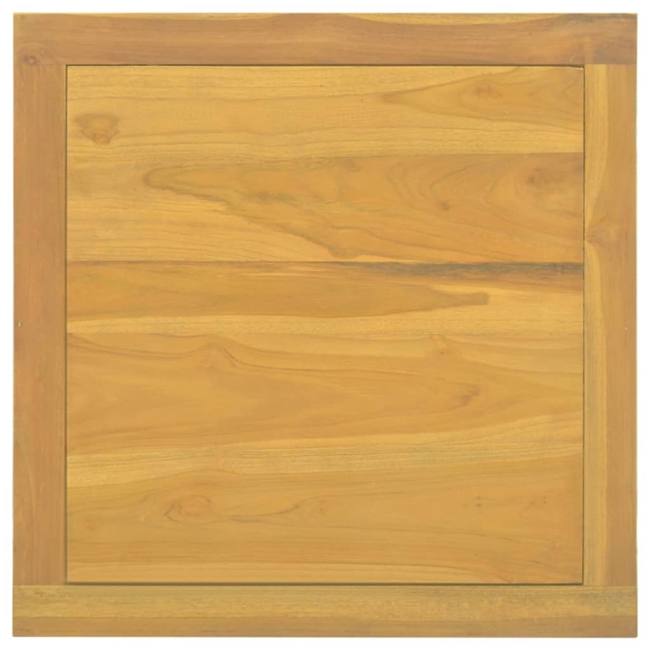 Mesa de centro madera maciza de teca 60x60x40
