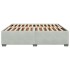 Estructura de cama sin colchón terciopelo gris claro 180x200
