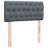 Cama box spring individual con colchón terciopelo gris