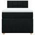 Cama box spring individual con colchón tela