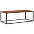 Mesa de centro 110x60x40 cm madera maciza de acacia y