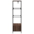 Armario de madera de ingeniería marrón roble 90x50x180