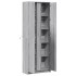 Aparador con LED madera ingeniería gris Sonoma 74x32,5x200