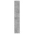 Aparador con LED madera ingeniería gris hormigón 74x32,5x200