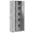 Aparador con LED madera ingeniería gris hormigón 74x32,5x200