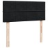 Cama box spring con colchón terciopelo negro 120x190