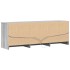 Mueble de TV madera ingeniería gris Sonoma 140x34x50