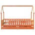 Estructura de cama para niños con cajones madera pino 90x200