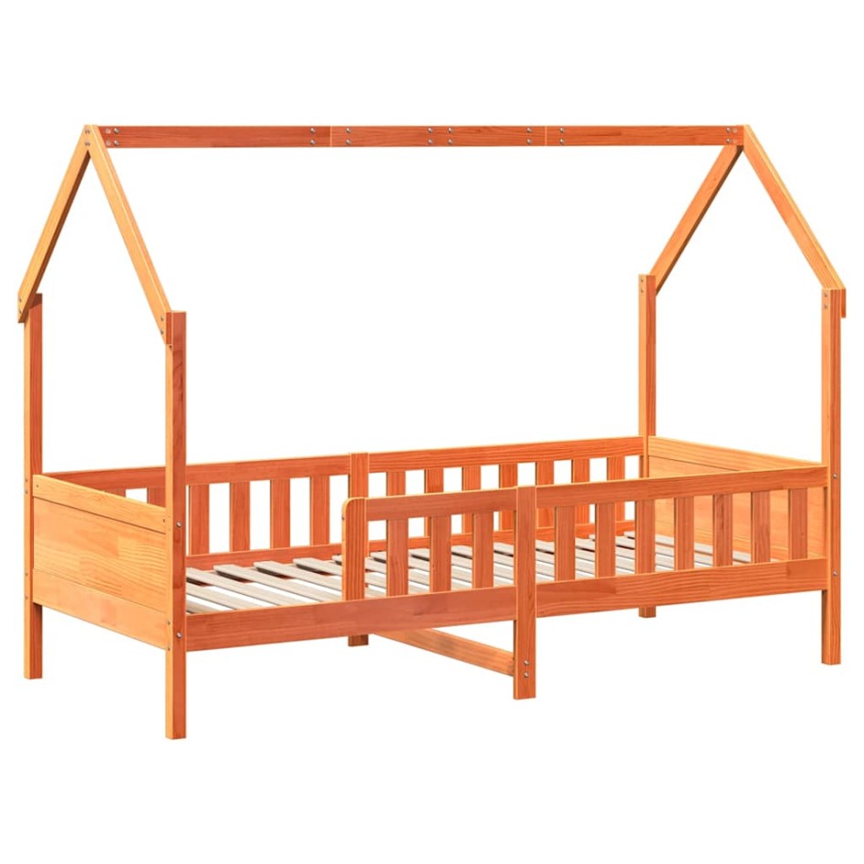 Estructura de cama para niños con cajones madera pino 90x200