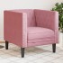 Sillón Chesterfield de terciopelo