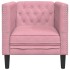 Sillón Chesterfield de terciopelo