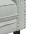 Sofá Chesterfield 2 plazas con cojines terciopelo gris