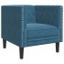 Sillón Chesterfield de terciopelo