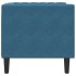 Sillón Chesterfield de terciopelo