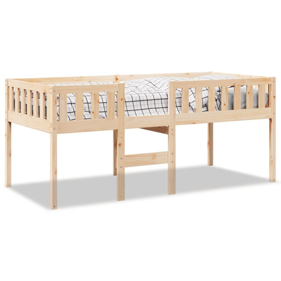 Cama para niños sin colchón madera maciza de pino 90x200