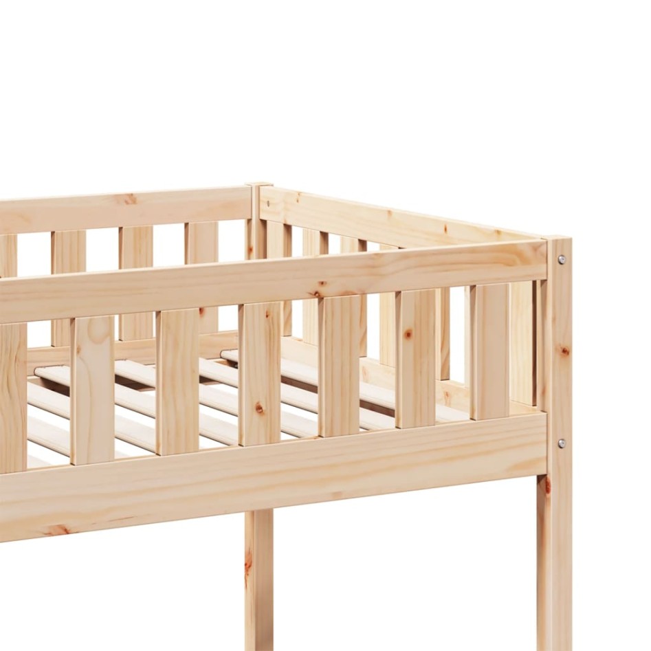 Cama para niños sin colchón madera maciza de pino 90x200