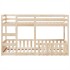 Litera de madera maciza de pino 80x200